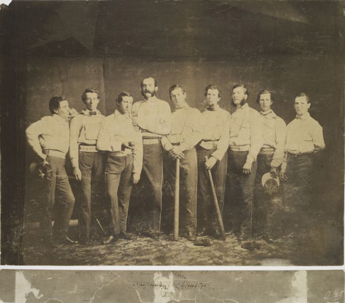 1860 Excelsiors with Creighton third from left